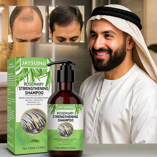 شامبو روزماري–السر اللي خلى آلاف الرجال يرجعون كثافة شعرهم وثقتهم بنفسهم خلال 30 يوم بس!